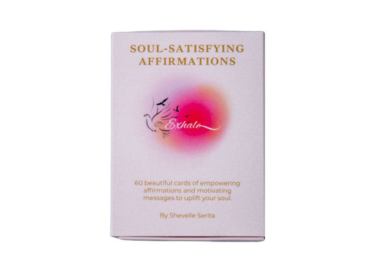 Pink - Soul-Satisfying Affirmation Cards - Empowering Affirmations and Motivating Messages to Uplift your Soul