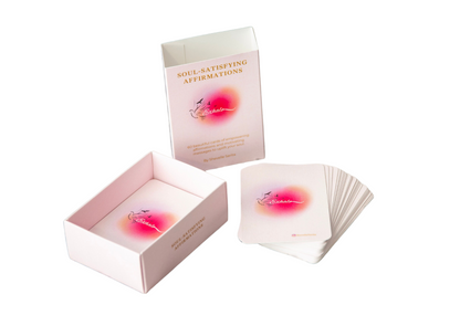 Pink - Soul-Satisfying Affirmation Cards - Empowering Affirmations and Motivating Messages to Uplift your Soul