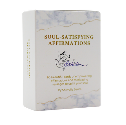 Marble - Soul-Satisfying Affirmation Cards - Empowering Affirmations and Motivating Messages to Uplift your Soul