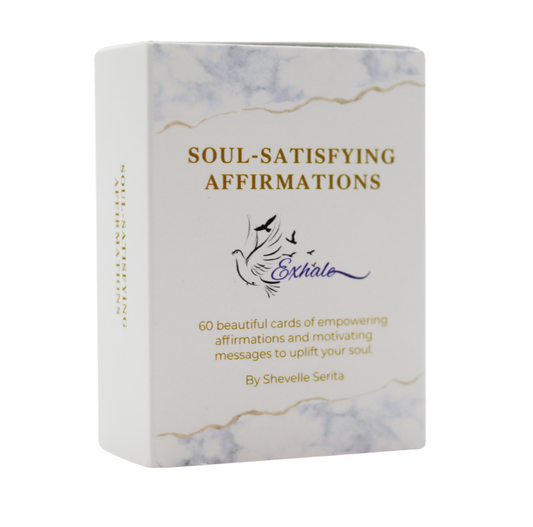 Marble - Soul-Satisfying Affirmation Cards - Empowering Affirmations and Motivating Messages to Uplift your Soul